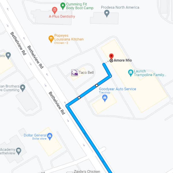 Google Maps Image of Amore Mio Bakery